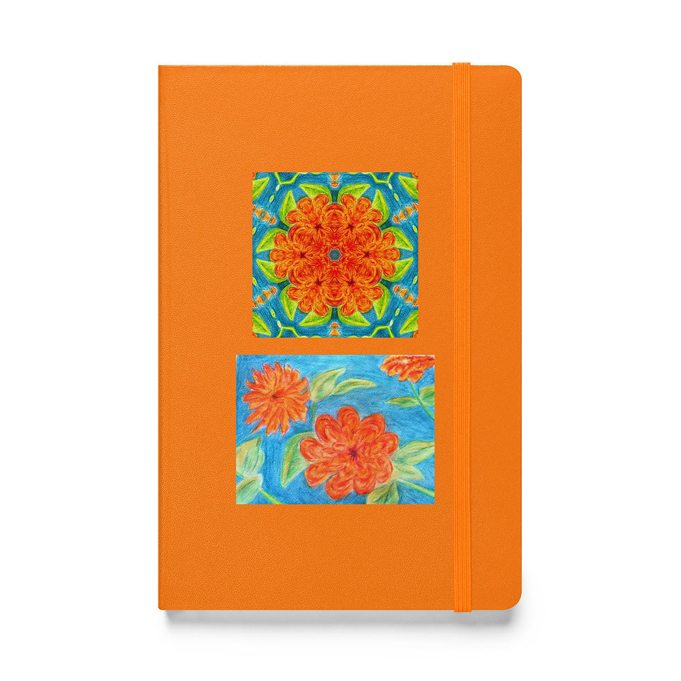 Thumbnail: Orange Radiance Hardcover bound notebook