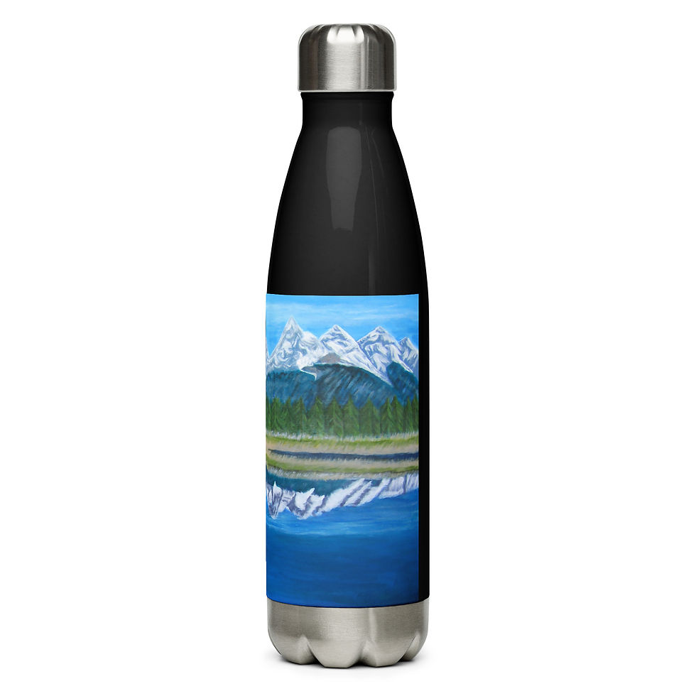 Thumbnail: Radiant Reflections Stainless steel water bottle