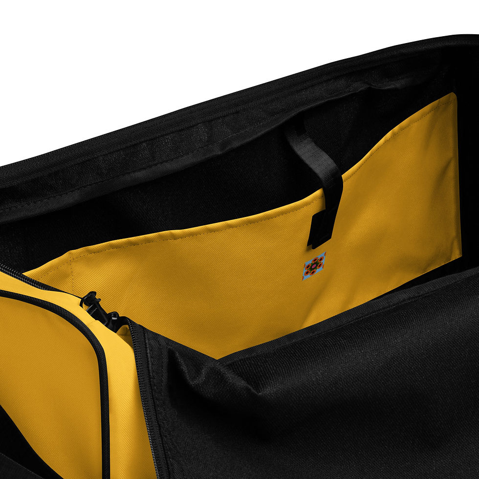 Thumbnail: A Solitary Sunflower 3 Duffle bag