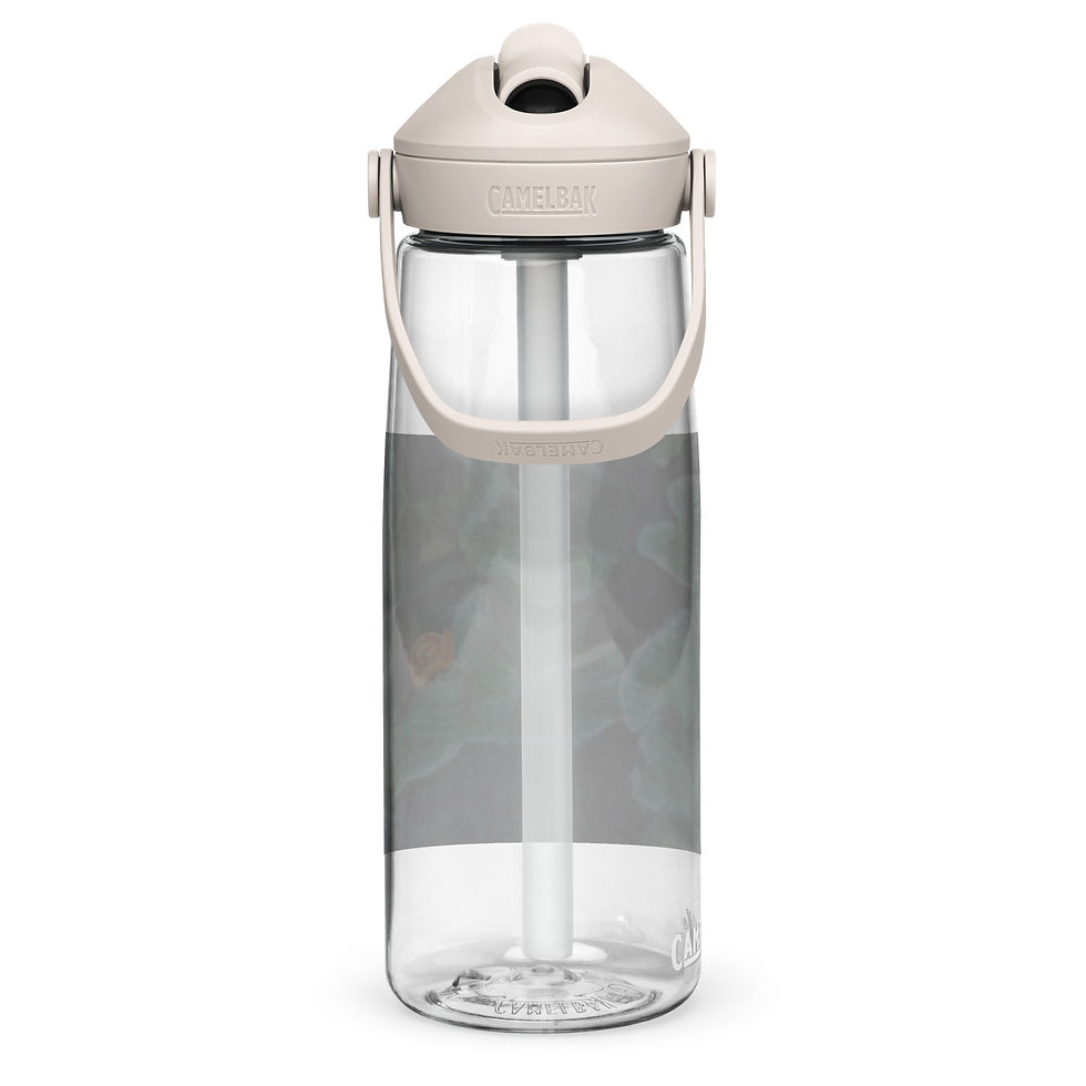 Miniatura: Wyoming Water Lilies Flip straw water bottle