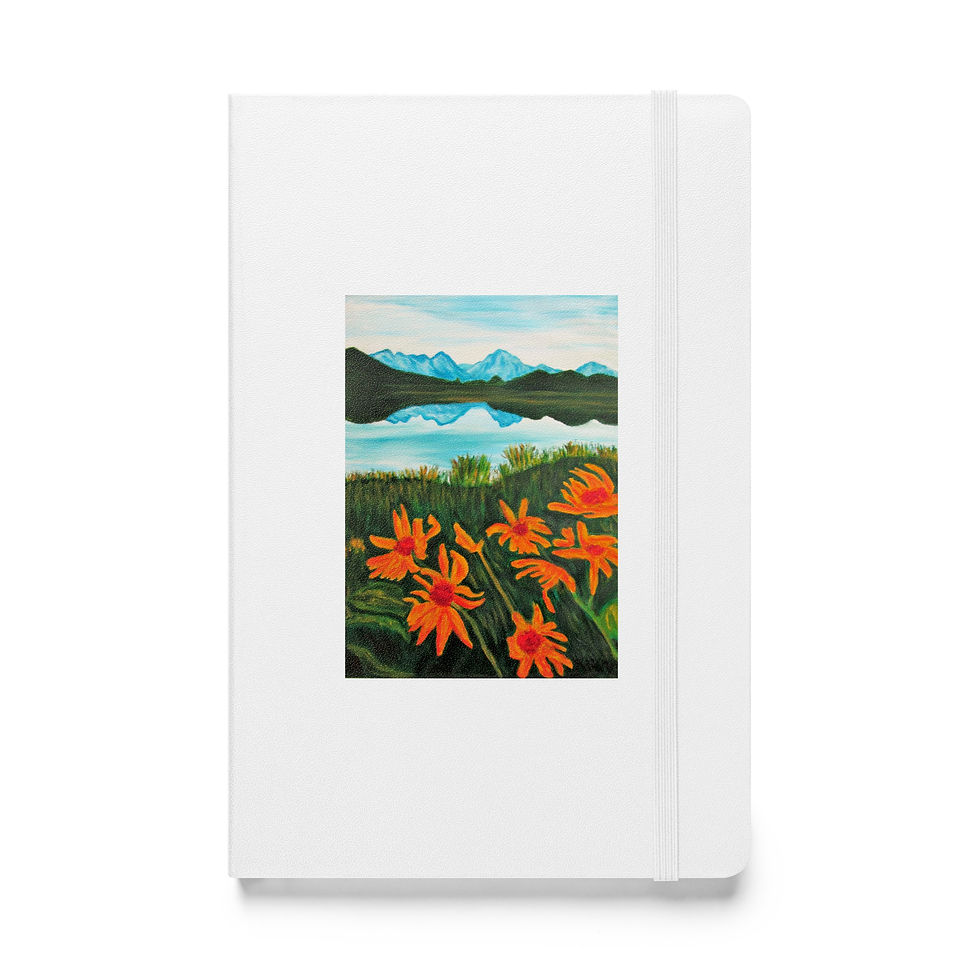 Miniatura: Sunflower Serenity Hardcover bound notebook
