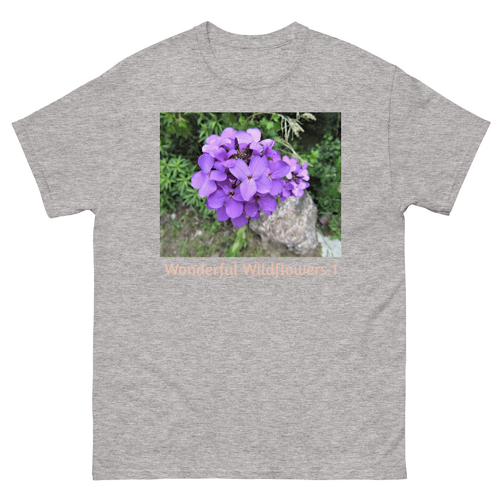 Miniatura: Wonderful Wildflowers 1 Unisex classic tee