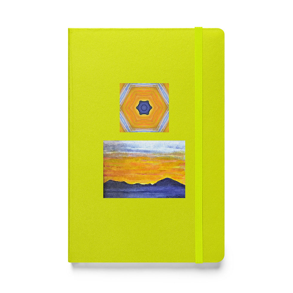 Thumbnail: Sunset over Laramie Peak Range Hardcover bound notebook