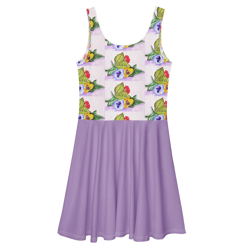 Thumbnail: Rainbow Radiance Skater Dress