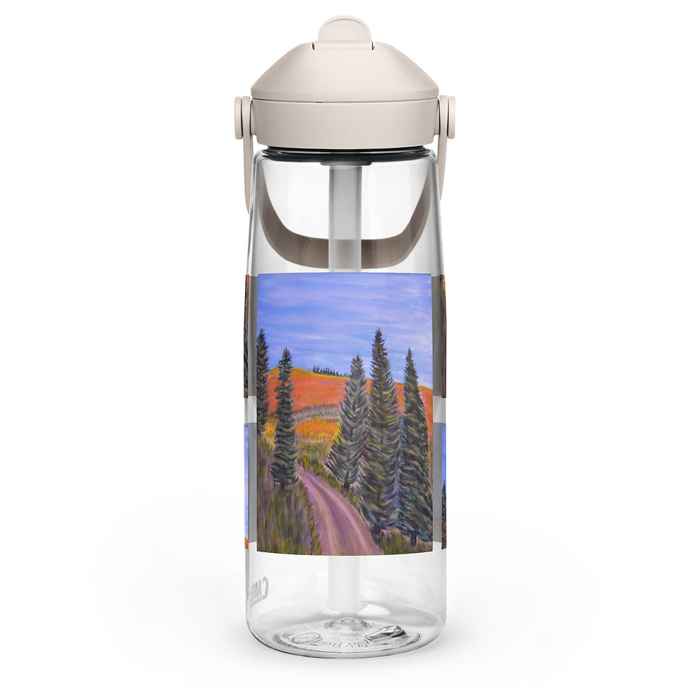 Thumbnail: Broadmouth Canyon Gold Flip straw water bottle