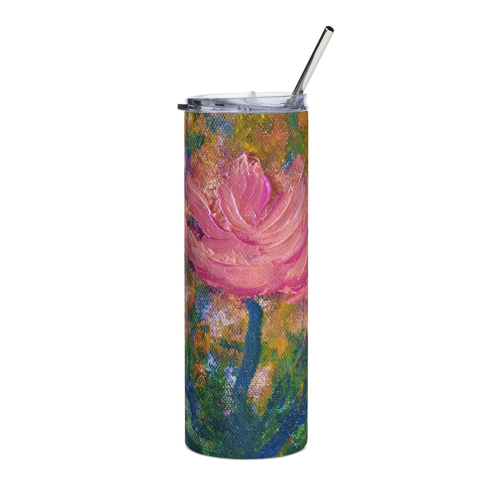 Miniatura: Transient Beauty Stainless steel tumbler
