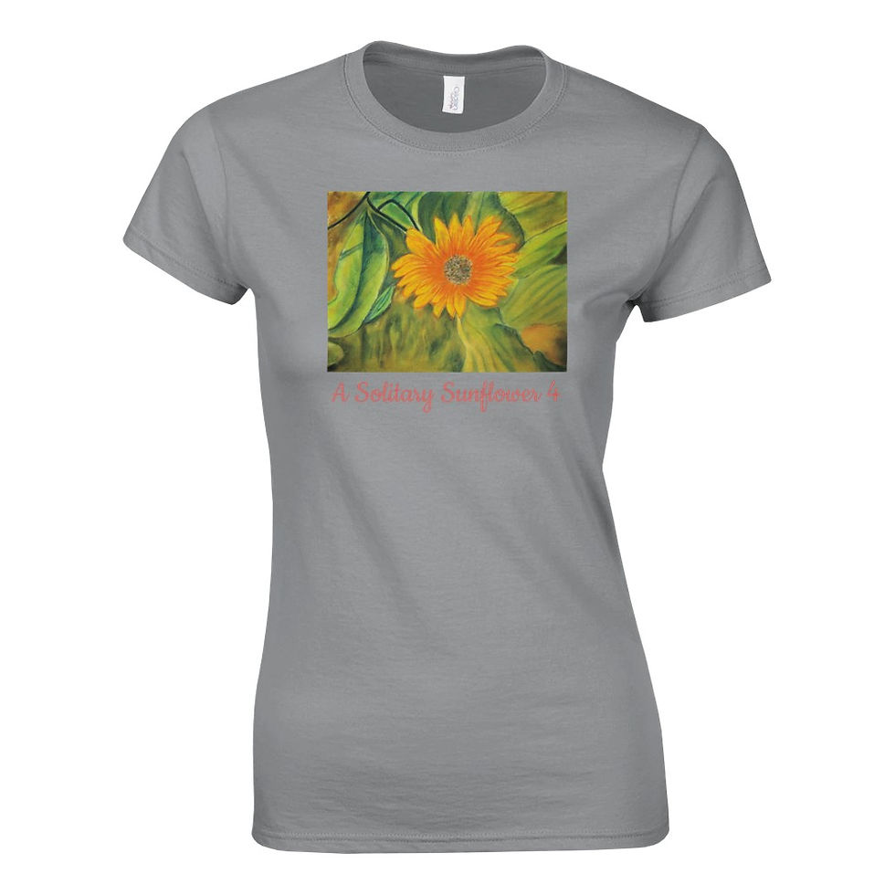 Miniatura: A Solitary Sunflower 4 Classic Womens Crewneck T-shirt | Gildan® 64000L