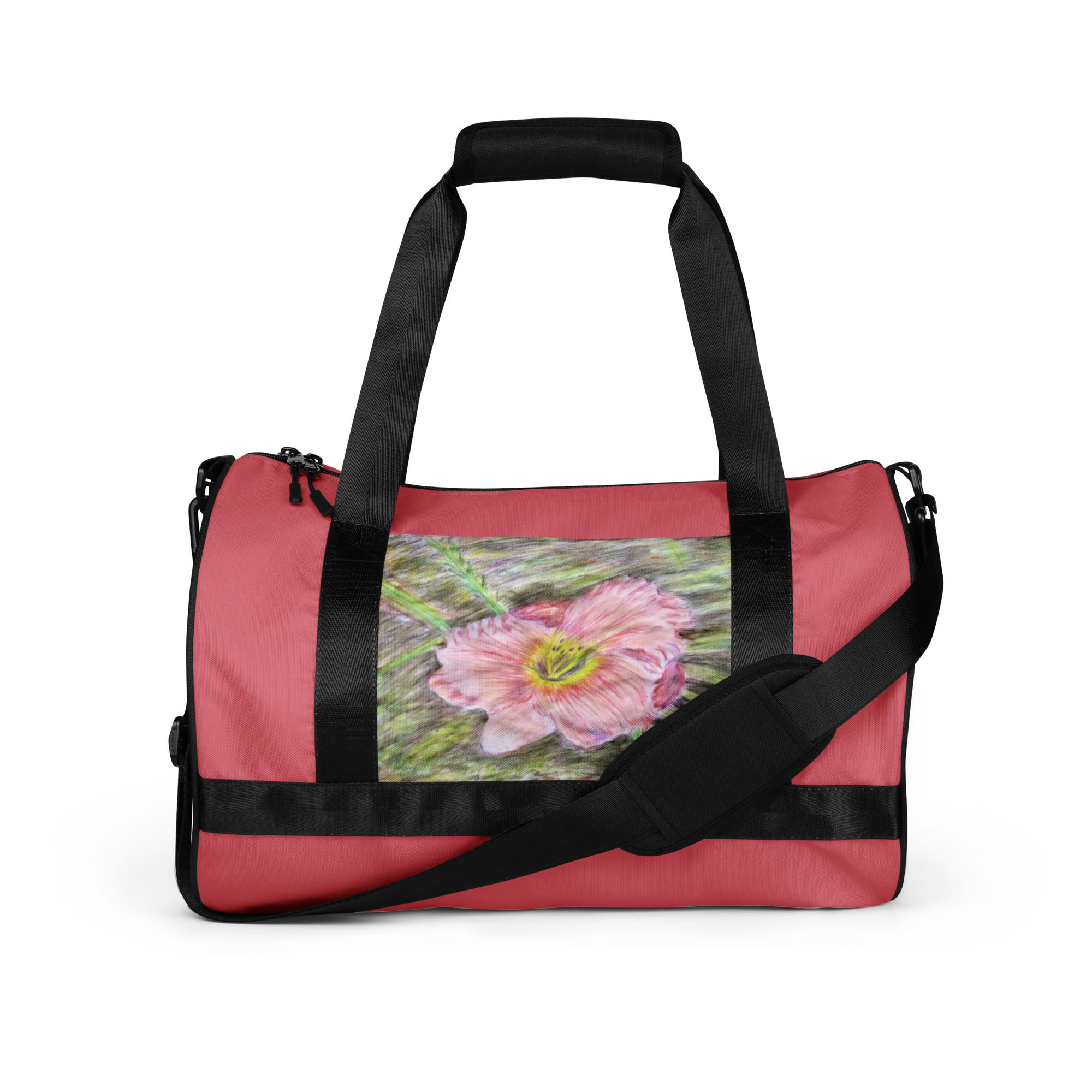 Daylily Delight All-over print gym bag