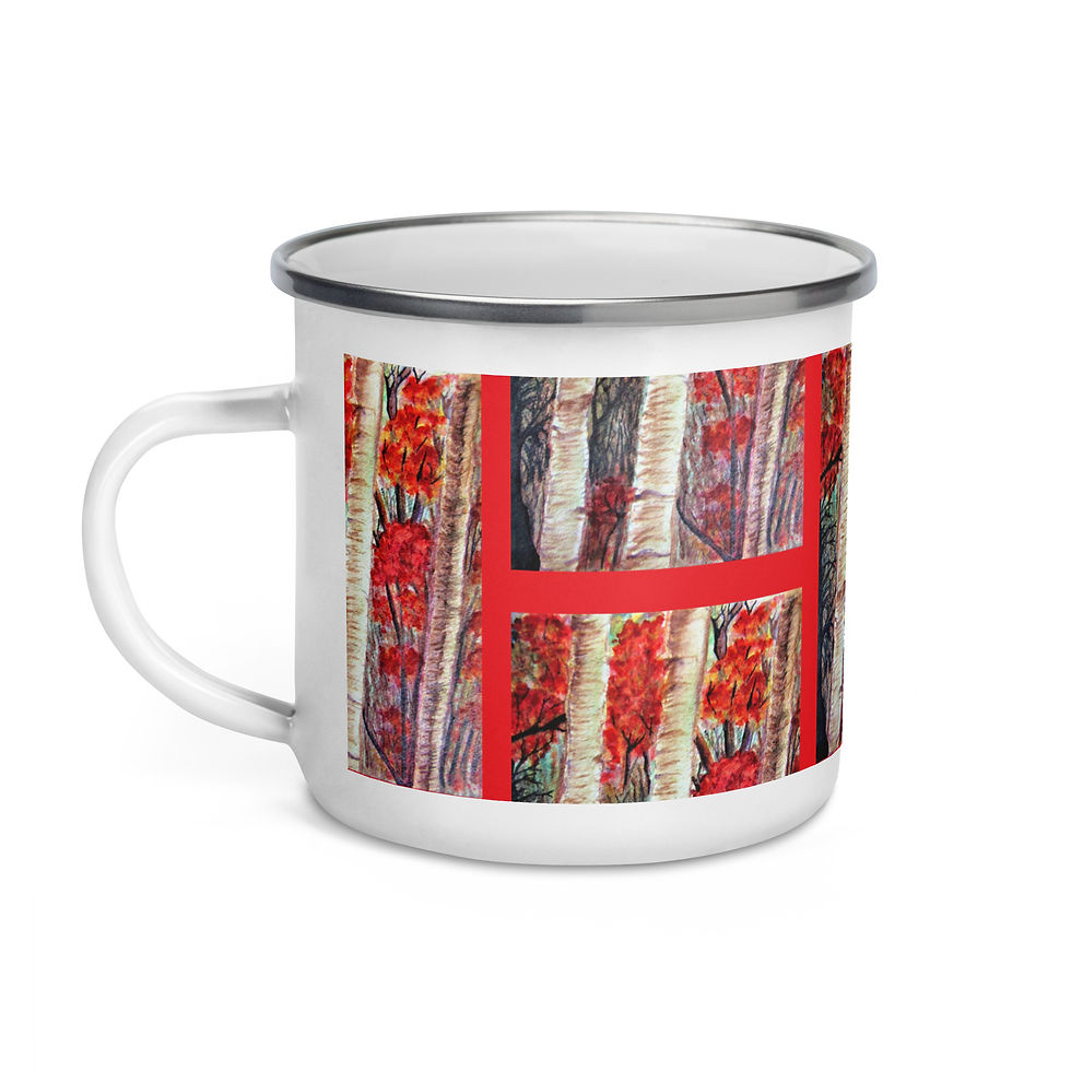 Thumbnail: Off the Beaten Path Enamel Mug