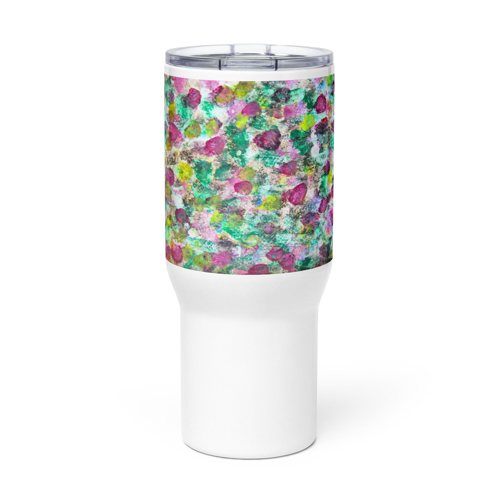 Visions of Spring Travel mug with a handle