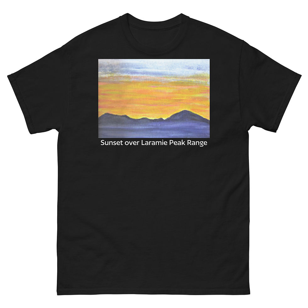 Thumbnail: Sunset over Laramie Peak Range Unisex classic tee
