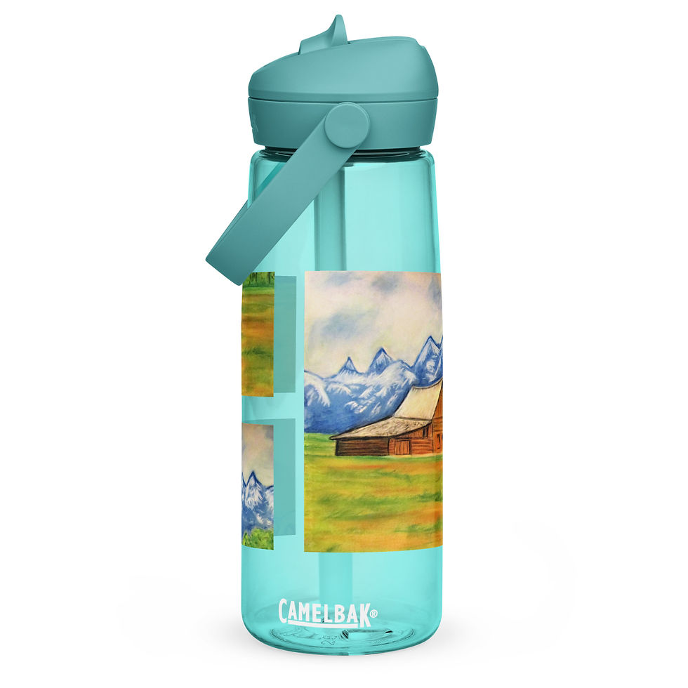 Miniatura: A Simpler Way of Life Flip straw water bottle
