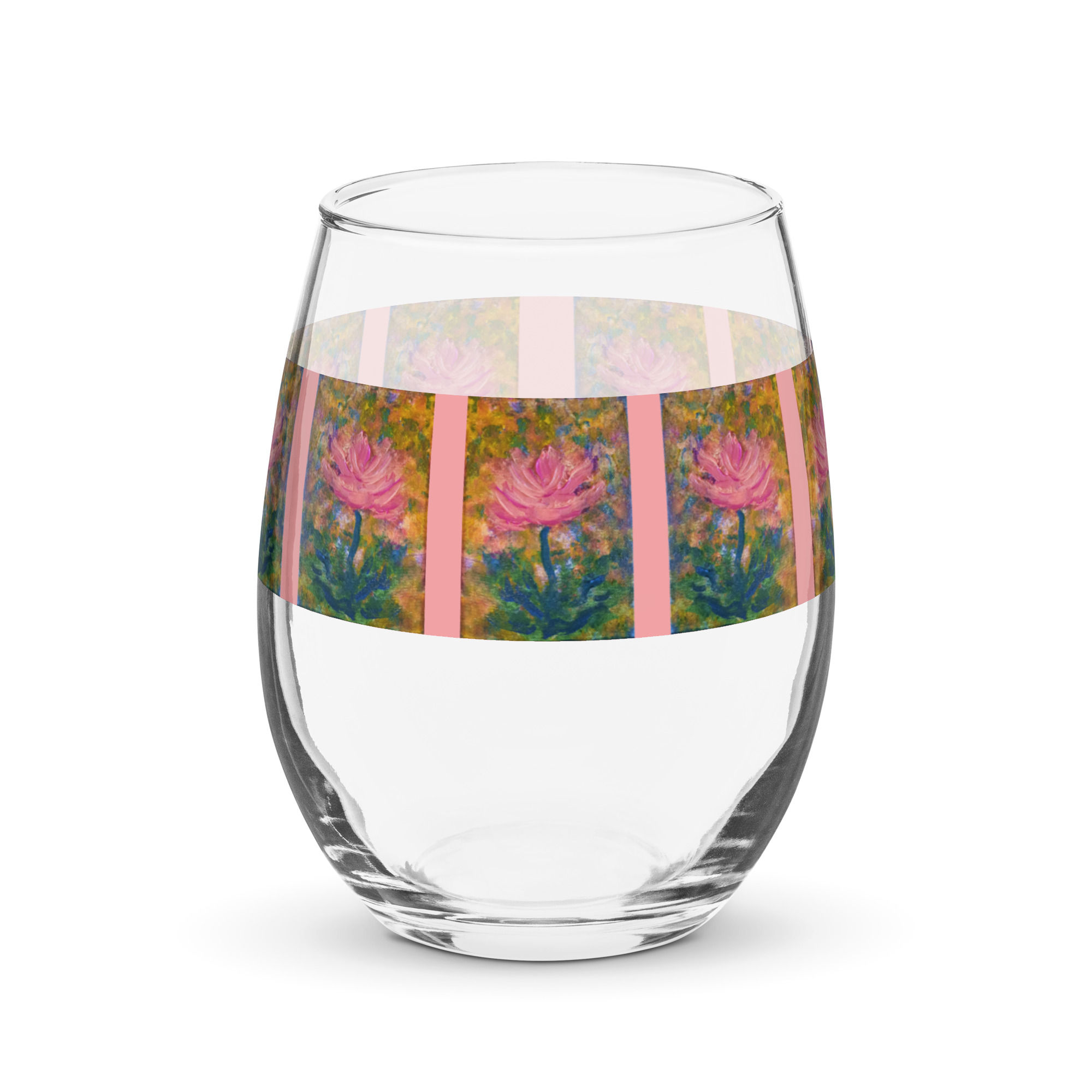 Transient Beauty Stemless wine glass