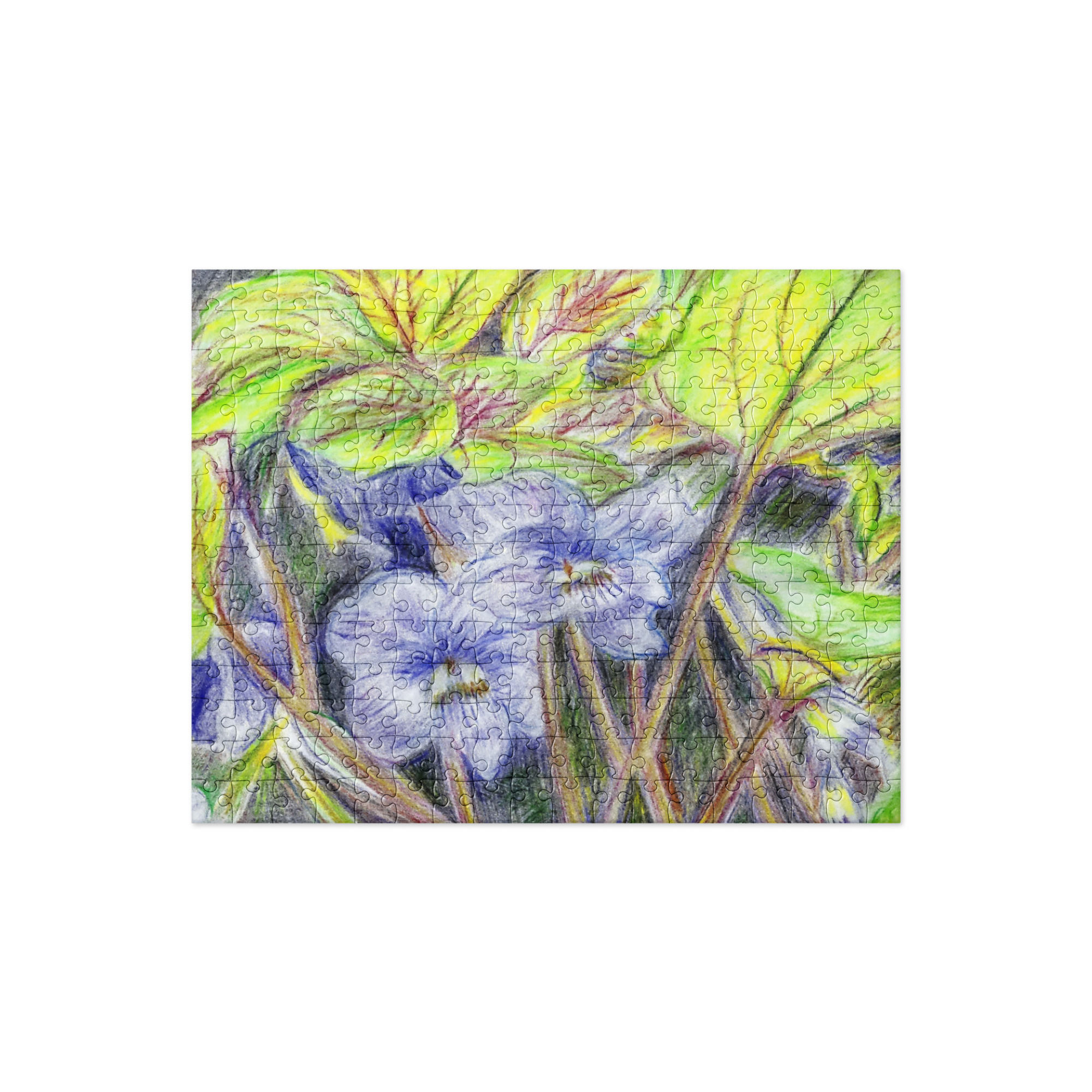 Smoky Mountain Violets Jigsaw puzzle