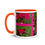 Thumbnail: Bed of Roses Mug with Color Inside