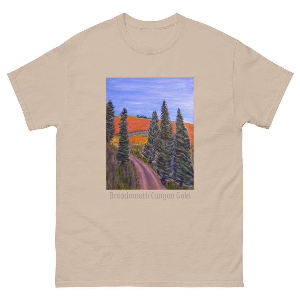 Miniatura: Broadmouth Canyon Gold Men's classic tee