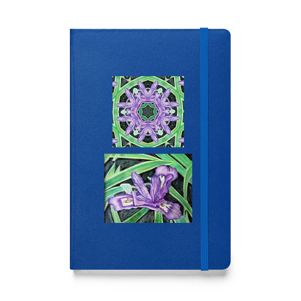 Miniatura: Purple Radiance Hardcover bound notebook