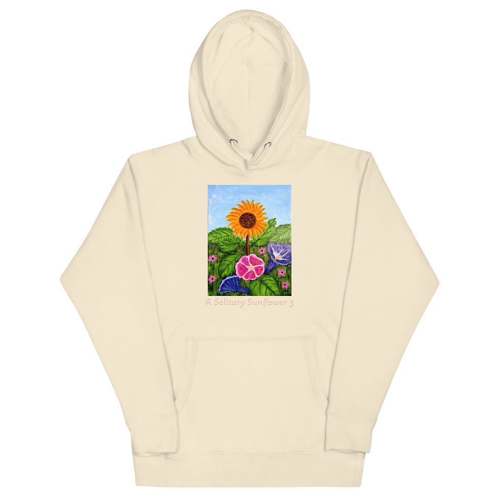 Miniatura: A Solitary Sunflower 3 Unisex Hoodie