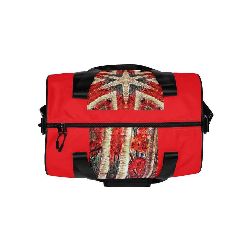 Miniatura: Off the Beaten Path All-over print gym bag