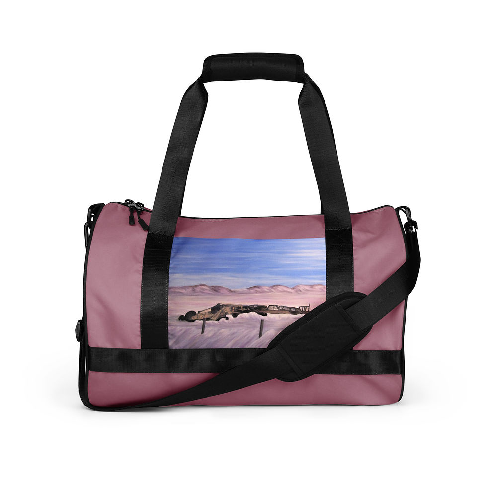 Thumbnail: Wyoming Artifacts 2 All-over print gym bag