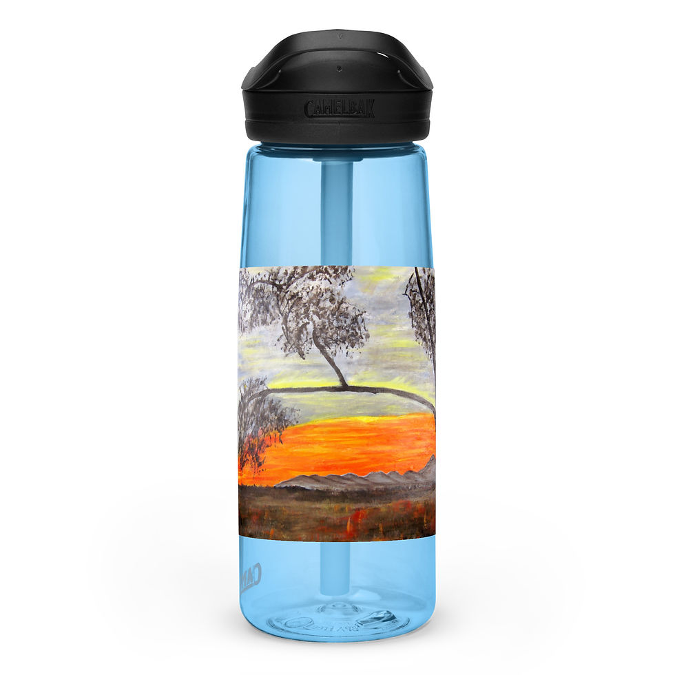 Thumbnail: Shimmering Sunset Sports water bottle