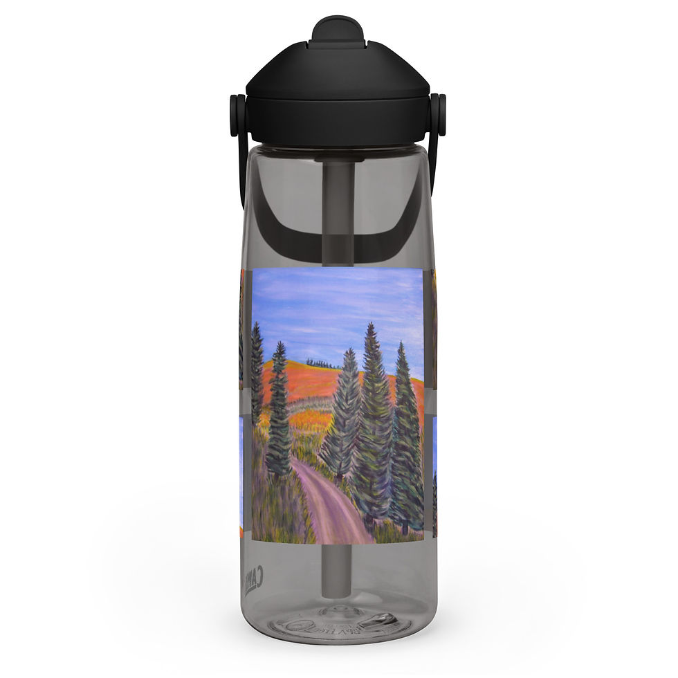 Thumbnail: Broadmouth Canyon Gold Flip straw water bottle