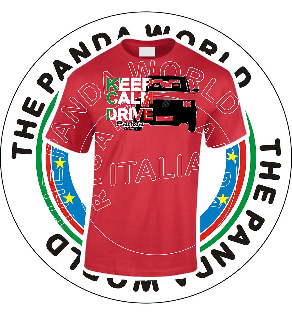 Miniatura: T-SHIRT KEEP CALM PANDA 4X4 (141) COD. #01000 Heavy Cotton MANICA CORTA