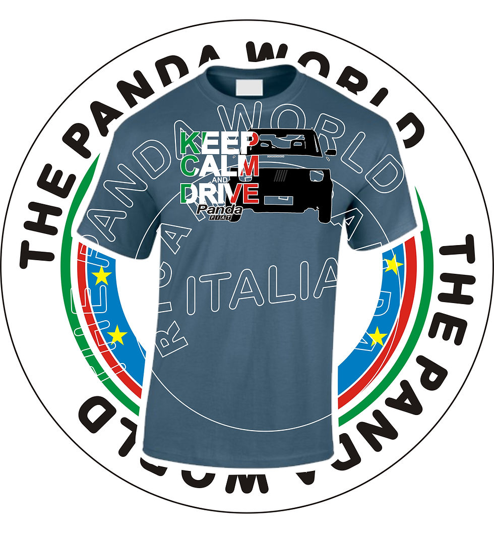 Miniatura: T-SHIRT KEEP CALM PANDA 4X4 (141) COD. #01000 Heavy Cotton MANICA CORTA