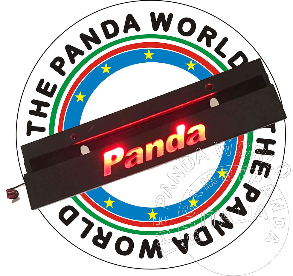 Miniatura: FIAT PANDA 141/141a TERZO STOP PERS.TO RICAMBIO COMPATIBILE ILLUMINATO STAMPA 3D
