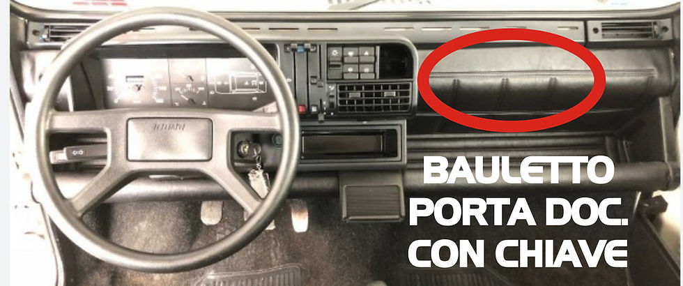Miniatura: FIAT PANDA 141/141a  BAULETTO PORTA OGGETTO CON CHIAVE