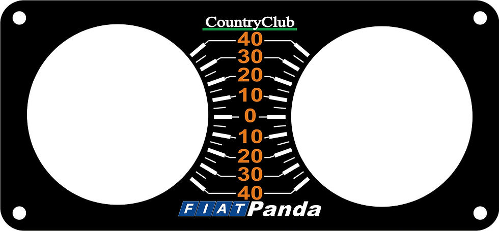 Miniatura: FIAT PANDA 141 OLD 141A PANDA4X4 REPLICA INCLINOMETRO