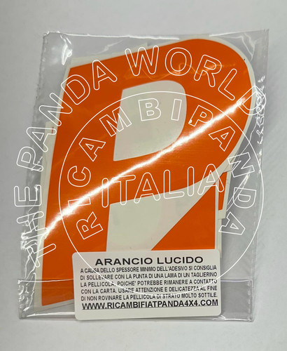 ADESIVO STICKERS PORTELLONE POST. FIAT PANDA4x4