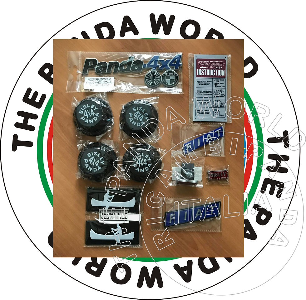 Miniatura: FIAT PANDA 4x4 KIT SISLEY COME DA FOTO (8 PEZZI)