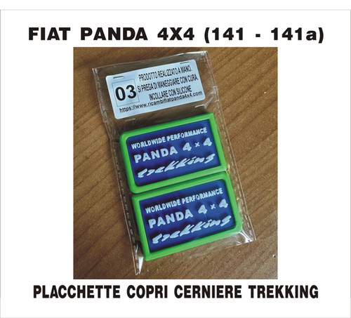 FARAD Copricerchi Per Panda 141 Copri Coppe Ruota Borchie 13