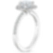 White Gold Pavé Halo Engagement Ring