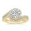 Thumbnail: Pavé Twist Engagement Ring