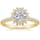 Thumbnail: Star Halo Engagement Ring