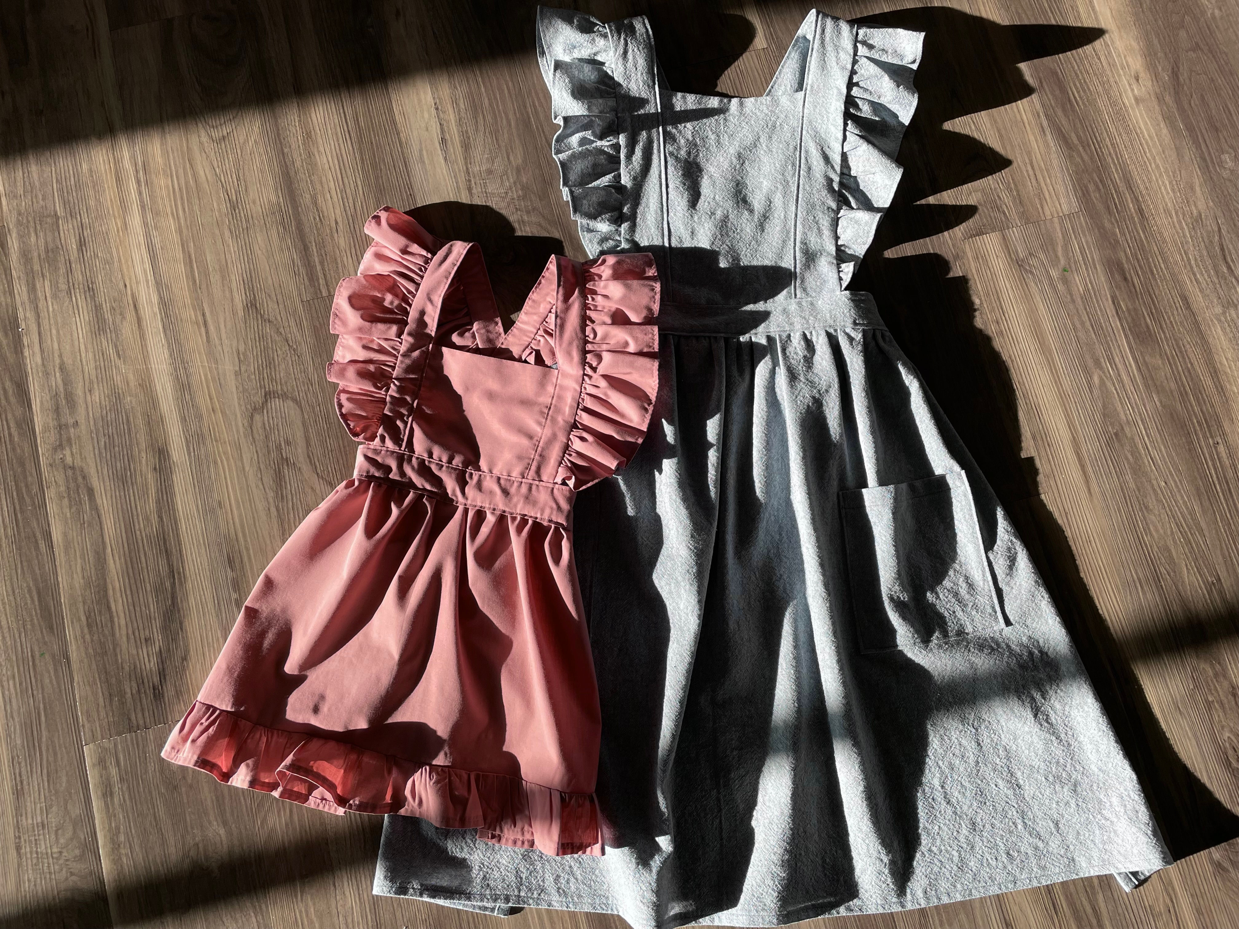 Girls Ruffle Pinafore