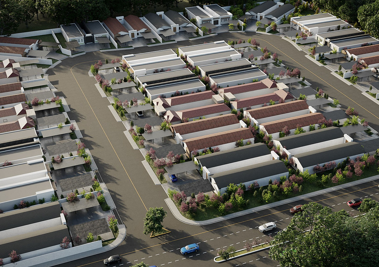 aerial view rendering