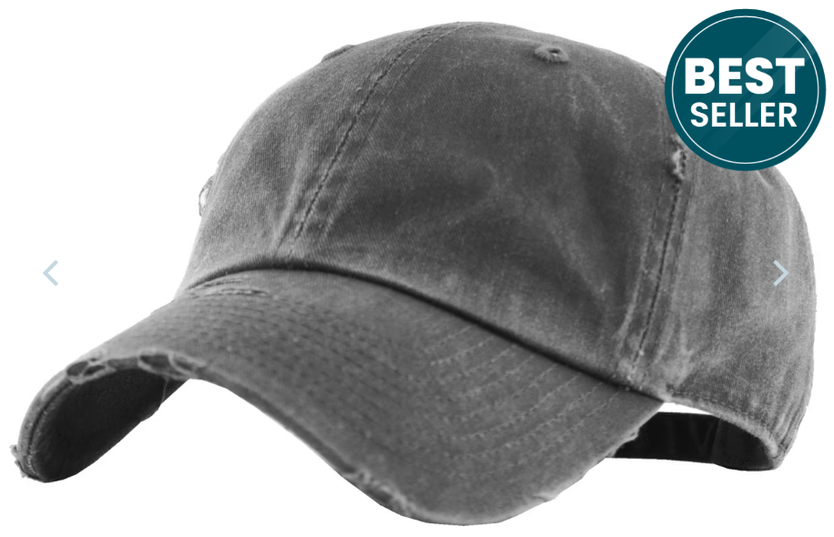 Thumbnail: KBETHOS Vintage Distressed Cotton Baseball Cap Dad Hat