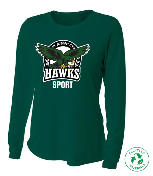 Thumbnail: CYO Logo A4 Women's Performance Long Sleeve w/ UV Protection