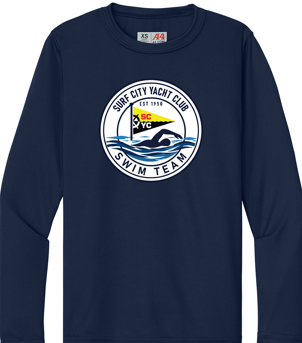 Thumbnail: SCYC Swim Team Youth Long Sleeve Sunshirt