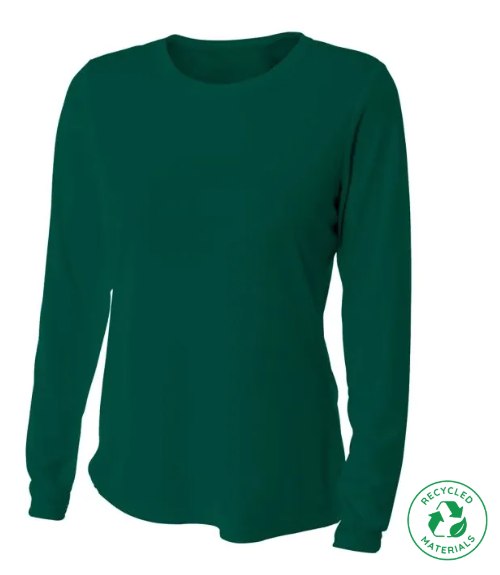 Thumbnail: A4 Women's Long Sleeve Crew Moisture w/UV Protection