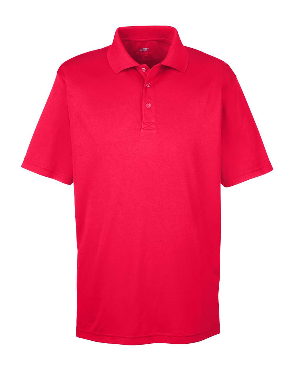 Thumbnail: UltraClub Men's Cool & Dry Sport Polo Relaxed Fit Moisture-Wicking