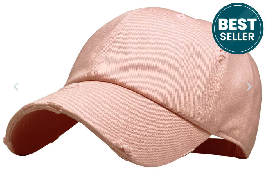 Thumbnail: KBETHOS Vintage Distressed Cotton Baseball Cap Dad Hat