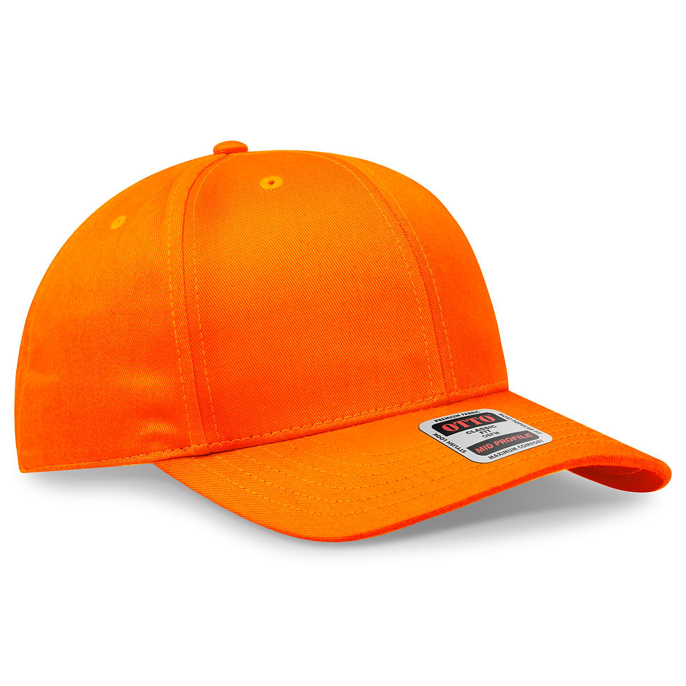 Thumbnail: OTTO CAP 6-Panel Mid-Profile Structured Cotton Blend Adjustable Baseball Cap