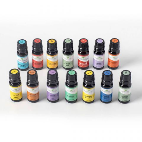 Miniatură: Set 14 Uleiuri esentiale Plant Therapy, 7 Blenduri & 7 Uleiuri individuale