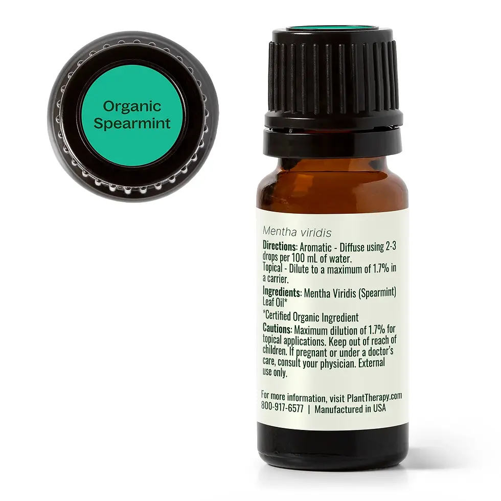 Miniatură: Spearmint Organic – Ulei esential de Menta Creata Organica, 10 ml