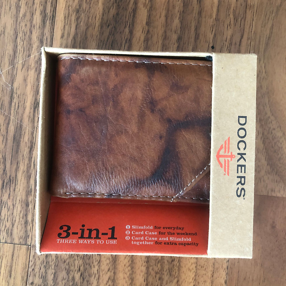 Cartera Dockers Café, De Piel, Con Tarjetero, Original