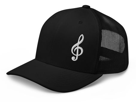Unleash Your Style with Our High-Quality MUSIC Embroidered Trucker Hat – Perfect for Every Adventure!
